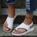 Arch Support Sandals for Women - Comfortable Breathable Toe Corrector Flip Flops for Summer | Lightweight Bunion Orthopedic Slippers for Hallux Valgus - Size 5.5 Silver - Buy Online on GoSupps.com