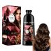 Utapossin Brown Hair Dye Shampoo 400ml Chestnut Brown Instant Hair Dye 3-in-1 Shampoo Hair Dye in Minutes Long-Lasting Shampoo for Men and Women