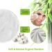 ProCIV Reusable Makeup Remover Cotton Pads 18-Pack - Organic Bamboo, Washable, Eco-Friendly, for All Skin Types - Includes Laundry Bag - Woman's Gift - Buy Online on GoSupps.com