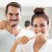 20 Eco-Friendly Bamboo Toothbrushes Set | BPA-Free Bristles | Black & White Wooden Handle for Adults - Buy Online on GoSupps.com