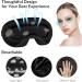 3D Contoured Cup Sleep Mask for Men & Women - 100% Light Block Out, Adjustable Strap, Breathable & Soft - Ideal for Sleeping, Yoga, Traveling (Black) - Buy Online on GoSupps.com