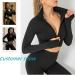 JOYMODE Women's Seamless Textured Workout Set - High Waist Leggings & Crop Top, Large, Black - Buy Online on GoSupps.com