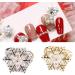 Snowflake Nail Decoration Metal Nail Art Rhinestones Gold Alloy Nail Art Supplies DIY Manicure Jewelry Rotatable Shiny Attractive Elegant 3D Christmas Nail Art Decor for Daily Holiday 2 Pcs - Buy Online on GoSupps.com