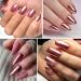 Rose Gold Chrome Nail Powder - Long Lasting Glitter for Mirror Effect Nails - Metallic Pigment Powder for Pink Champagne Chrome Nails - Easy to Use - 2 Jars Included - Buy Online on GoSupps.com