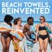 Dock & Bay Quick Drying Towel - Sports & Gym - Compact Lightweight - 100% Recycled - Stripes Go Wild - Rising Sun Large (160x90cm) - Buy Online on GoSupps.com