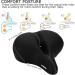 DAWAY C30 Oversized Bike Seat for Peloton & Mountain Bikes - Wide Saddle Replacement with Memory Foam Cushion for Men and Women - Comfortable Outdoor Cycling Accessory - Buy Online on GoSupps.com
