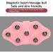 Hand-Shaped Massage Shoe Body Massager with 7 360 Roller Balls Deep Tissue Relief for Neck Foot & Thighs - Buy Online on GoSupps.com