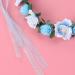 Floral Headbands | Boho Hair Wreaths for Weddings & Parties | Blue Bridal Crowns - Buy Online on GoSupps.com