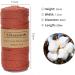 2mm x 219yd Macrame Cord - Natural White Cotton Twine String for DIY Knitting & Plant Hangers - Rustic Craft String for Christmas Wedding Decor - Buy Online on GoSupps.com