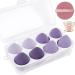 AUAUY 10 Pcs Makeup Sponges Blender Set 8 Pcs Professional Beauty Sponge Foundation Blending Blender with 1 Sponge Holder 1Powder Puff Multi-colored Makeup Sponges for Cream Liquid and Powder 8pcs-Purple - Buy Online on GoSupps.com
