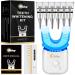 Teeth Whitening Kit with LED Light Accelerator at Home, with New Carbamide Peroxide Teeth Whitening Gel (6) 5ml, Helps Effectively Remove All Kinds of Stain