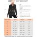 COOrun Women's Long Sleeve Workout Shirt | Breathable & Quick Dry Athletic Top for Yoga & Hiking | 1-Black, Size Large - Buy Online on GoSupps.com