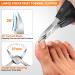 Heavy Duty Toenail Clippers for Seniors | Large Ingrown Nail Cutter with Long Handle & Wide Opening | Sharp Toenail Clippers for Thick Nails - Buy Online on GoSupps.com