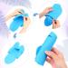 JaGely 90 Pairs Disposable Pedicure Slippers | Anti-Slip Spa Sandals for Women, Girls, Kids | Foot Bath Nail Salon Party Supplies - 9 Colors - Buy Online on GoSupps.com