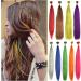 Feather Hair Extension Colored Strands for Hair Feather Extension 10 Pieces Synthetic Hairpiece Fake Hair Zebra Line Feather Hair Extensions crochet hair extension set (Color : 7 Size : 16inches) 16inches 7 - Buy Online on GoSupps.com