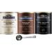 Ghirardelli Sweet Ground Premium Powder 3 Flavor Variety, 1-3 Pound Can Each, White Chocolate, Chocolate, and Dark Chocolate with Ghirardelli Stamped Barista Spoon