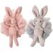 Shop Bath Sponge Shower Loofah Set - 2-Pack Kids Pink & Grey Rabbit Travel Sponges for Bathing - Buy Online on GoSupps.com