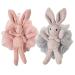 Bath Sponge Shower Loofah Sponge Travel Kids Loofahs for Shower Bath Loofah Pack Sponges for Bathing Shower loofah:1Pink rabbit+1Grey rabbit