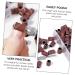 Healeved 1 Box Boxed Manicure Circle Nail Art Sanding Bands Nail Bits Hair Scrunchie Chiffon Acrylic Nails Sanding Tool Electrical Tools White Gel Polisher Resin Abrasive Cloth Advanced 1.27x0.8cm Assorted Color - Buy Online on GoSupps.com