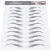 Pongnas Autocollants pour Sourcils Longue Tenue Transferts pour Sourcils Tenue 1 7 Jours Respirants Hypoallerg niques Formes Multiples Faciles Appliquer pour femmes. Boutique de (BLACK-10) - Buy Online on GoSupps.com