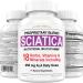 Sciatica Nutritional Blend with 450 mg Alpha Lipoic Acid - Lower Lumbar Sciatic, Back, Hip, Thigh, Leg, Foot - Maximum Strength Natural Vitamins - 90 Capsules