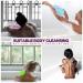 3-Pack Exfoliating Washcloth Set - African Net Sponge & Japanese Loofah for Body & Face Exfoliation - Purple Blue Green - Buy Online on GoSupps.com