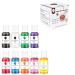 JIUPIN Oil Based Food Coloring for Chocolates Perfect for cake decorating Cream Meringue Chocolate Cake batter Cookies or other craft DIY 9 colors 20ML per bottle.