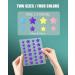 112 Dots Star Acne Patches | Cute Hydrocolloid Pimple Patches for Face - Turquoise Blue Pink & Purple Healing Stickers - Buy Online on GoSupps.com