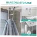 Cabilock 2pcs S Hook Towel Hanger Storage Hooks Door Hanging Hook Back Door Hanger Silver Stainless Steel - Buy Online on GoSupps.com