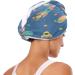 Outer Space Rocket Dry Hair Cap - 2 Piece Quick Drying Towel Set | Super Absorbent Soft & Comfortable with Button Headband - Buy Online on GoSupps.com