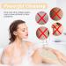 2 Pcs Deep Exfoliating Loofah Back Scrubber Set for Shower - Double-Sided Bath Brush for Men & Women - Buy Online on GoSupps.com