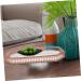 KICHOUSE Container Candy for Food Serving Party Platter Holder Coffee Storage Tea Fruit Exquisite Dish 28.5X20X3CM As Shown 2 - Buy Online on GoSupps.com