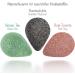 Konjac Sponge Set of 3 - Eco-Friendly Facial Cleansing & Gentle Peeling | Xemeda Cosmetics - Buy Online on GoSupps.com