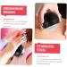 Homsfou Hand Massage Ball - Plantar Fasciitis & Muscle Roller Foot Massager | Cold Rolling Device 6.5x6cm Black - Buy Online on GoSupps.com