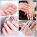 Buy UV Nail Gel 15g*2 - Sealing Solid Color & Poly Gel for Nail Extensions & Art - Transparent Quality - Buy Online on GoSupps.com