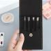 Classycoo Professional Eyebrow Tweezers Set - 4Pcs Stainless Steel Precision Kit for Eyebrows, Facial Hair, Ingrown Hair & Splinter Removal - Black - Buy Online on GoSupps.com