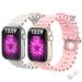 Motion Sickness Bands Compatible with Apple Watch Band 40mm 41mm 38mm 42mm 44mm 45mm 49mm Women Men Soft Silicone Sea Sickness Wristbands Compatible with Apple Watch Pink/Starlight Color--38/40/41mm