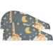 Giraffe Moons Stars Hair Towel 2 Pack - Super Absorbent Quick Dry Hair Turbans for Women & Girls | Perfect Hair Drying Solution - Buy Online on GoSupps.com