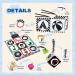 Shop Aolso Contrast Book & Stroller Toys - 4-Piece Black & White Sensory Set for Early Education - Buy Online on GoSupps.com