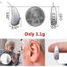 Invisible Digital Hearing Aid for Adults & Seniors - Lightweight & Noise Reduction (Red-Right Ear) - Buy Online on GoSupps.com