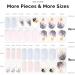 NAILOG Semi Cured Gel Nail Strips 34 pcs Salon-Quality Gel Nail Stickers Long Lasting Nail Wraps for Women with Soft Gel Finish The Oriental - Buy Online on GoSupps.com