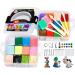 CiaraQ Polymer Clay Set - 50 Colors, 3.41 lbs, Oven Baked with Sculpting Tools - Buy Online on GoSupps.com