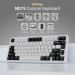 OOCTPK Chilkey ND75 Aluminum Keyboard for Windows, MacOS - White - Buy Online on GoSupps.com