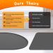 LDYOEN Dog & Cat Bowl Underlay - Waterproof Silicone Feeding Mat 48x30cm - Slip-Resistant Dark Gray - Buy Online on GoSupps.com