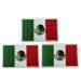 3Pack Mexico Flag Patch Mexican Flags Patchs, Mexico Tactical Flag Embroidery Patch with, for Hats, Tactical Bags, Jackets, Clothes Patch Team Military Patch