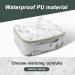Marble Makeup Bag Travel Organizer | Waterproof Cosmetic & Jewelry Organizer (9.8x8.86x3.7 inches) - Buy Online on GoSupps.com