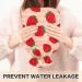 Naanle Strawberry Plaid Hot Water Bottle - 2L Large Transparent Design for Pain Relief & Warmth | Ideal for Bed Hands & Feet Therapy - Buy Online on GoSupps.com