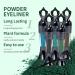  Clawrex Kohl Kajal Powder Eyeliner in green waterproof for smoky eyes highly pigmented waterproof and smudge-proof for parties Halloween and everyday wear (4#green) - Buy Online on GoSupps.com