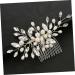 minkissy Bridal Headwear Romantic Wedding Hair Comb Wedding Hair Clip Wedding Hair Accessories Hair Wedding Decor Hair Pin Bridal Headpiece Tiara Crystal Wig Grace Miss White - Buy Online on GoSupps.com