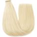 Hotlulana Tape Extensions - 18 Inch Platinum Blonde (#60) 100% Real Hair 20PCs Invisible Remy Skin Weft 40g - Buy Online on GoSupps.com